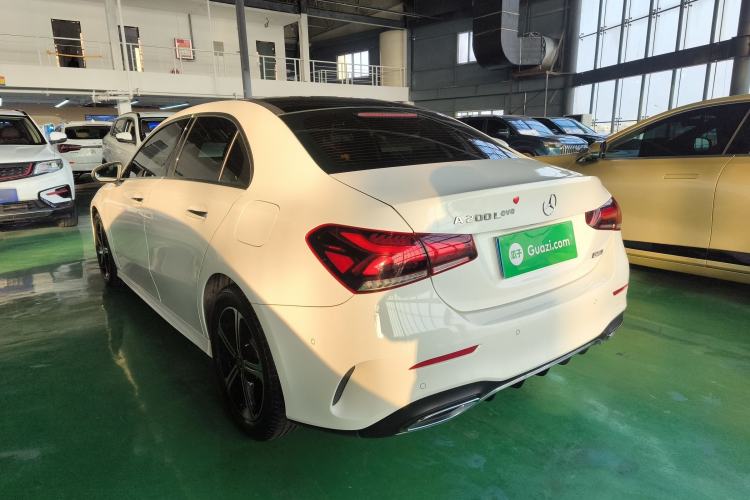 Used Mercedes-Benz A-Class 2022 Revised Version A 200 L Sport Sedan Fashionable Style Rear Left 45 Deg
