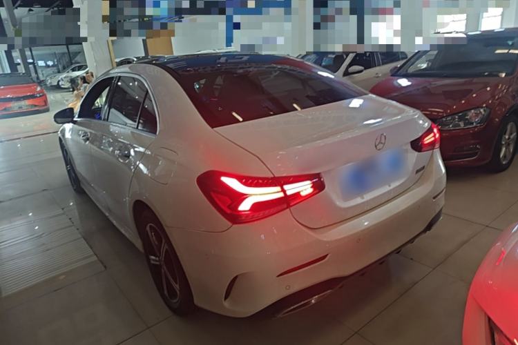 Used Mercedes-Benz A-Class 2022 Revised Version A 200 L Sport Sedan Fashionable Style Rear Left 45 Deg