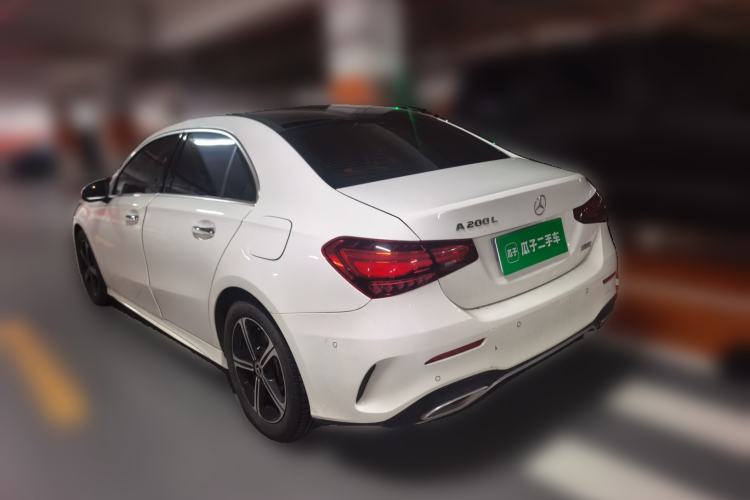 Used Mercedes-Benz A-Class 2022 Second Facelift A 200 L Sport Sedan Fashion Version Rear Left 45 Deg