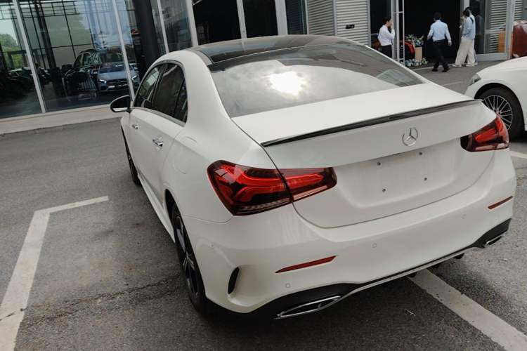 Used Mercedes-Benz A-Class 2022 Second Facelift A 200 L Sport Sedan Fashion Version Rear Left 45 Deg