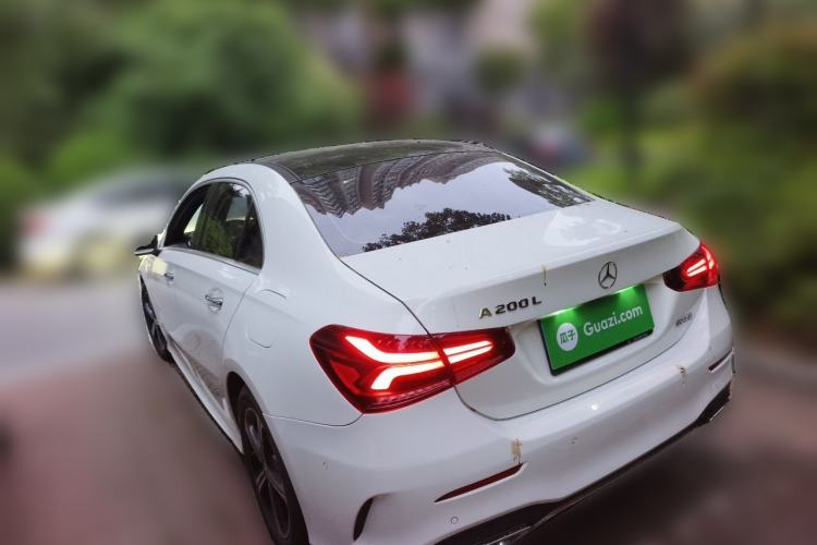 Used Mercedes-Benz A-Class 2022 Revised Version A 200 L Sport Sedan Fashionable Style Rear Left 45 Deg