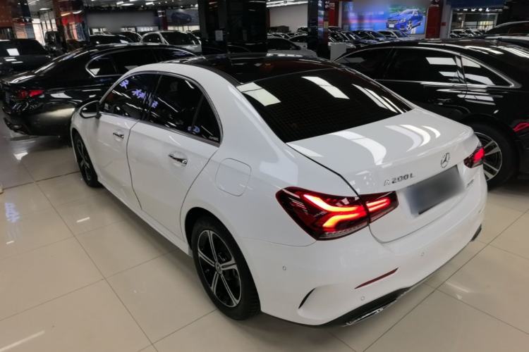 Used Mercedes-Benz A-Class 2022 Revised Version A 200 L Sport Sedan Fashionable Style Rear Left 45 Deg