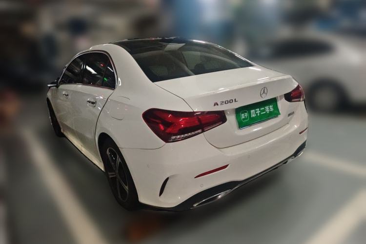Used Mercedes-Benz A-Class 2022 Revised Version A 200 L Sport Sedan Fashionable Style Rear Left 45 Deg