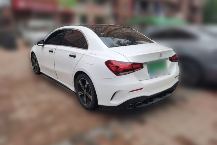 Used Mercedes-Benz A-Class 2022 Revised Version A 200 L Sport Sedan Fashionable Style Rear Left 45 Deg