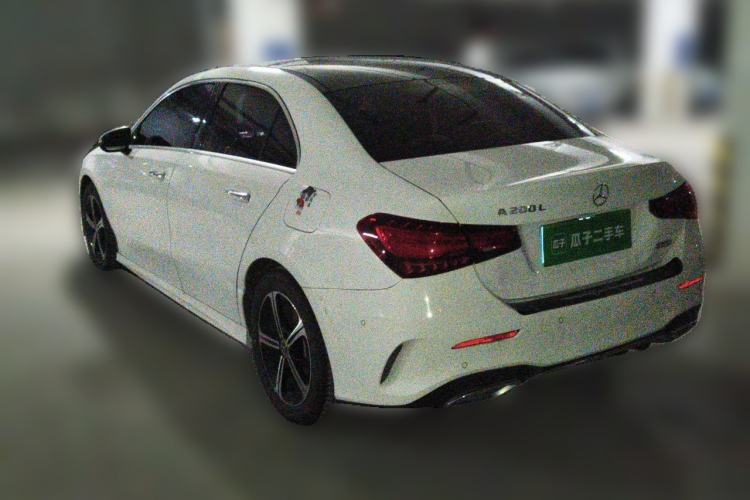 Used Mercedes-Benz A-Class 2022 Revised Version A 200 L Sport Sedan Fashionable Style Rear Left 45 Deg