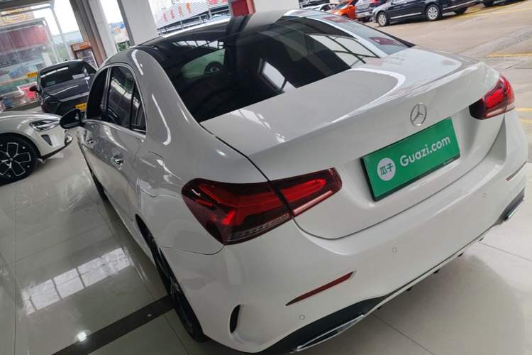 Used Mercedes-Benz A-Class 2022 Revised Version A 200 L Sport Sedan Fashionable Style Rear Left 45 Deg