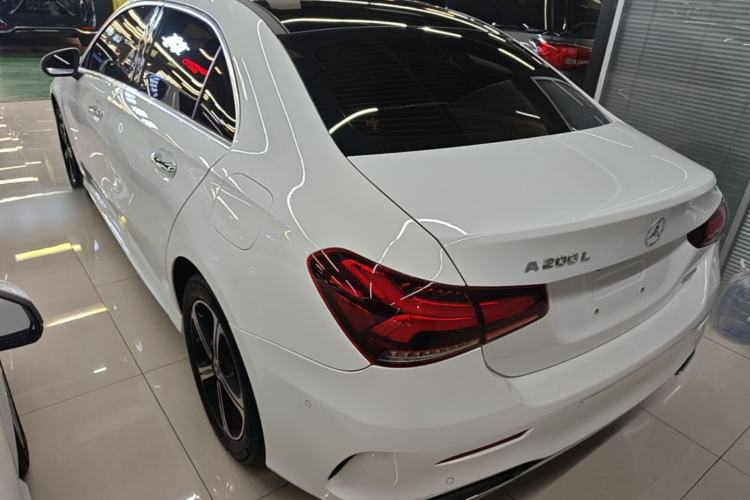 Used Mercedes-Benz A-Class 2022 Revised Version A 200 L Sport Sedan Fashionable Style Rear Left 45 Deg