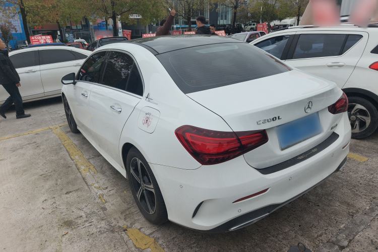 Used Mercedes-Benz A-Class 2022 Revised Version A 200 L Sport Sedan Fashionable Style Rear Left 45 Deg