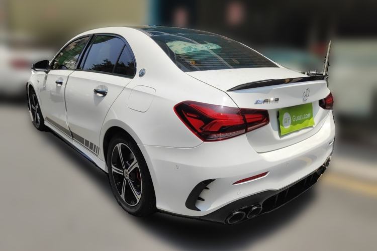 Used Mercedes-Benz A-Class 2022 Second Facelift A 200 L Sport Sedan Fashion Version Rear Left 45 Deg