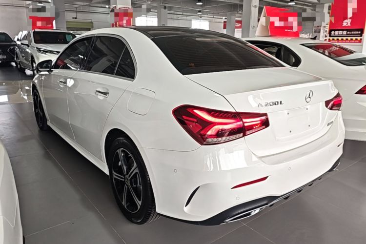 Used Mercedes-Benz A-Class 2022 Second Facelift A 200 L Sport Sedan Fashion Version Rear Left 45 Deg