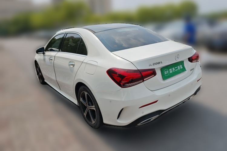 Used Mercedes-Benz A-Class 2022 Revised Version A 200 L Sport Sedan Fashionable Style Rear Left 45 Deg