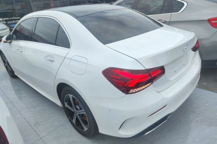 Used Mercedes-Benz A-Class 2022 Revised Version A 200 L Sport Sedan Fashionable Style Rear Left 45 Deg