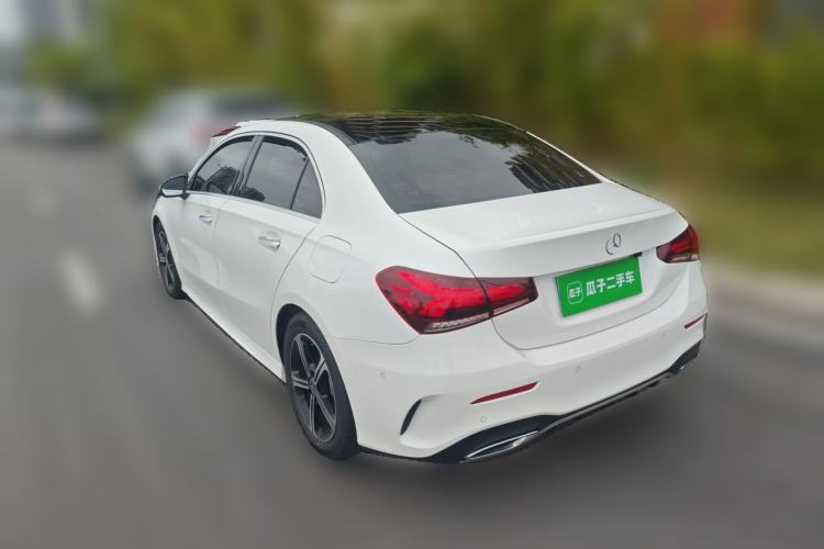 Used Mercedes-Benz A-Class 2022 Revised Version A 200 L Sport Sedan Fashionable Style Rear Left 45 Deg