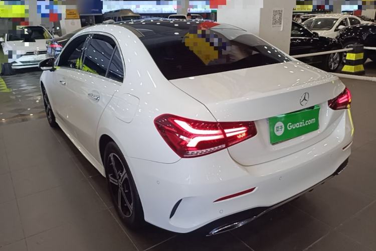 Used Mercedes-Benz A-Class 2022 Revised Version A 200 L Sport Sedan Fashionable Style Rear Left 45 Deg