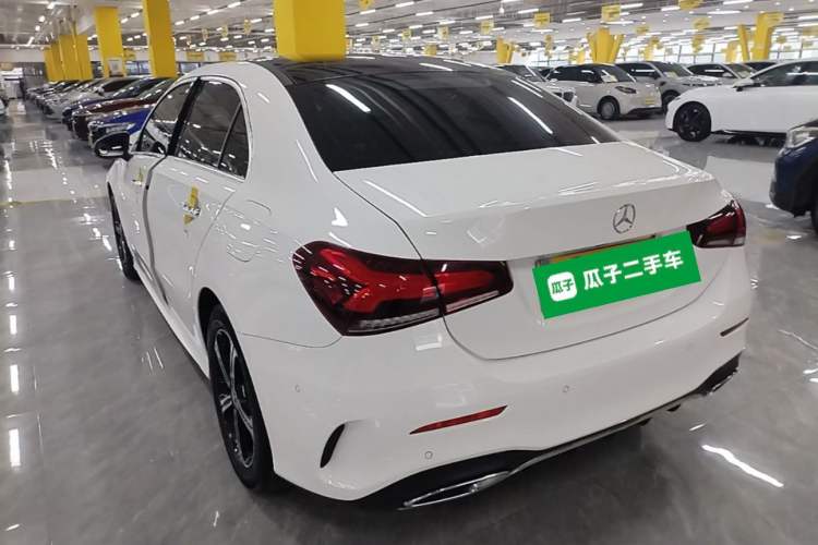Used Mercedes-Benz A-Class 2022 Second Facelift A 200 L Sport Sedan Fashion Version Rear Left 45 Deg
