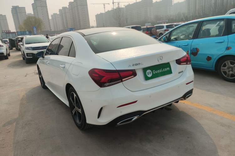 Used Mercedes-Benz A-Class 2022 Revised Version A 200 L Sport Sedan Fashionable Style Rear Left 45 Deg