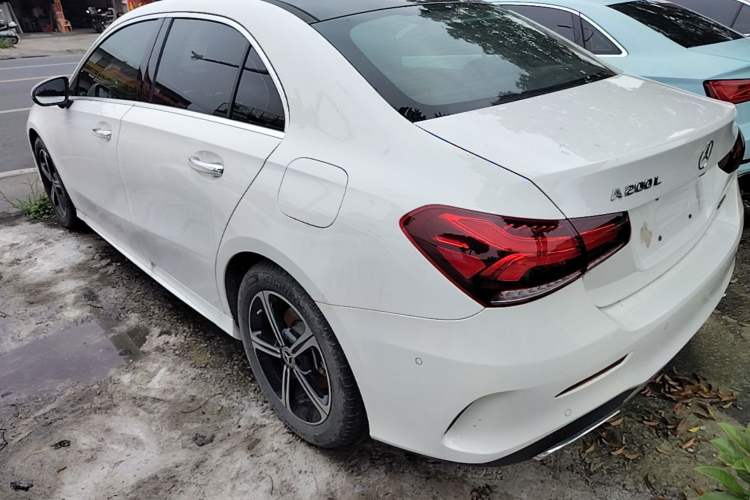 Used Mercedes-Benz A-Class 2022 Second Facelift A 200 L Sport Sedan Fashion Version Rear Left 45 Deg
