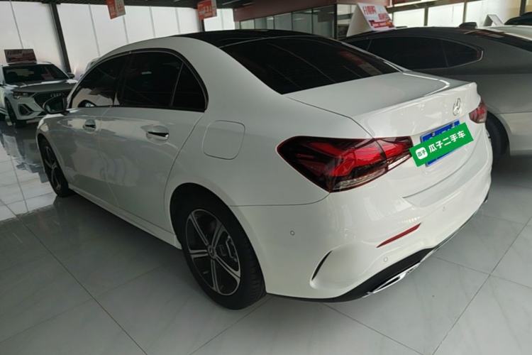 Used Mercedes-Benz A-Class 2022 Revised Version A 200 L Sport Sedan Fashionable Style Rear Left 45 Deg