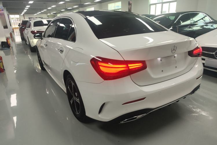 Used Mercedes-Benz A-Class 2022 Revised Version A 200 L Sport Sedan Fashionable Style Rear Left 45 Deg