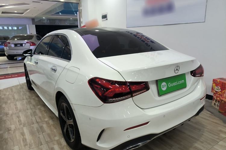 Used Mercedes-Benz A-Class 2022 Revised Version A 200 L Sport Sedan Fashionable Style Rear Left 45 Deg