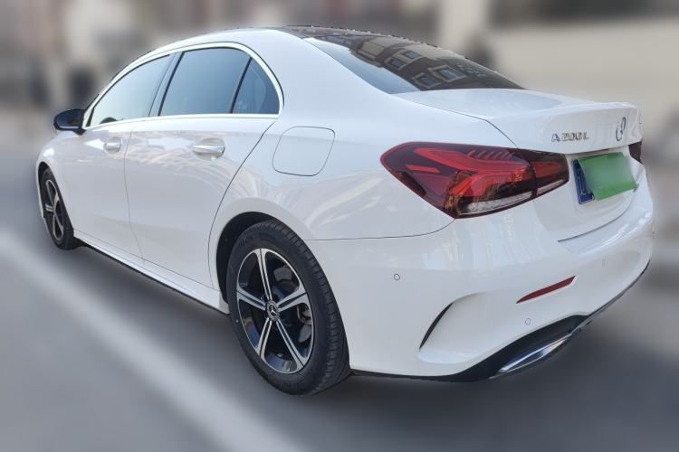 Used Mercedes-Benz A-Class 2022 Revised Version A 200 L Sport Sedan Fashionable Style Rear Left 45 Deg