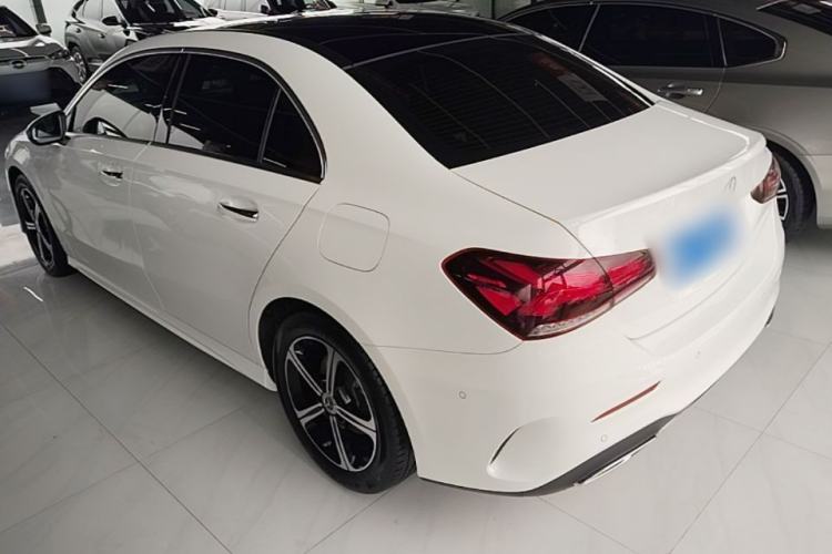 Used Mercedes-Benz A-Class 2022 Revised Version A 200 L Sport Sedan Fashionable Style Rear Left 45 Deg