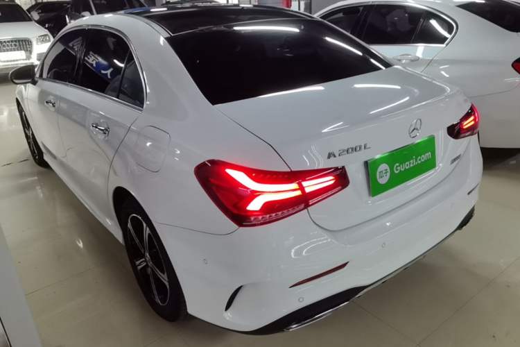 Used Mercedes-Benz A-Class 2022 Revised Version A 200 L Sport Sedan Fashionable Style Rear Left 45 Deg