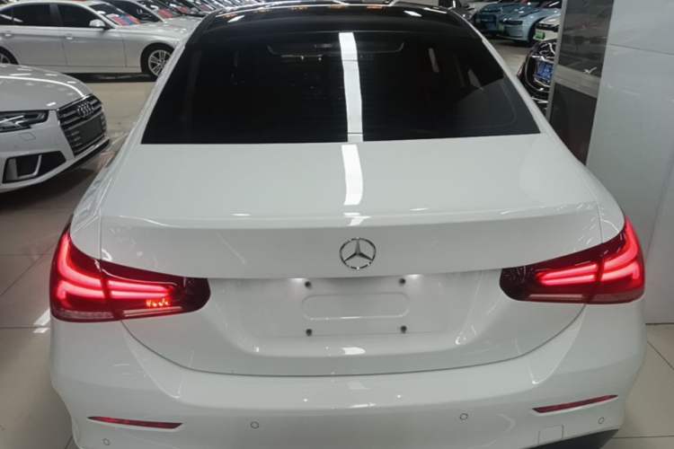 Used Mercedes-Benz A-Class 2022 Second Facelift A 200 L Sport Sedan Fashion Version Rear
