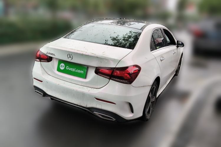 Used Mercedes-Benz A-Class 2022 Revised Version A 200 L Sport Sedan Fashionable Style Rear Right 45 Deg