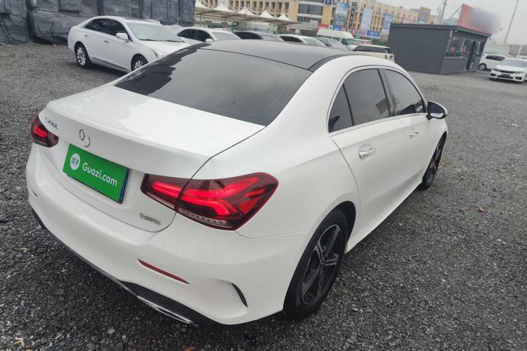 Used Mercedes-Benz A-Class 2022 Revised Version A 200 L Sport Sedan Fashionable Style Rear Right 45 Deg