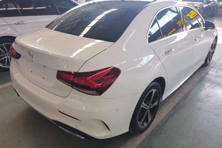 Used Mercedes-Benz A-Class 2022 Second Facelift A 200 L Sport Sedan Fashion Version Rear Right 45 Deg