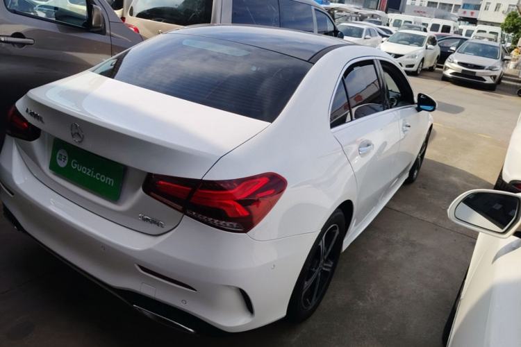Used Mercedes-Benz A-Class 2022 Revised Version A 200 L Sport Sedan Fashionable Style Rear Right 45 Deg