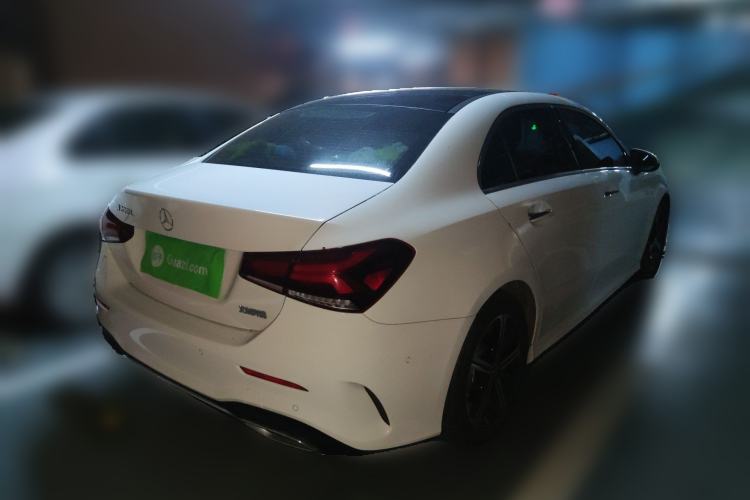 Used Mercedes-Benz A-Class 2022 Revised Version A 200 L Sport Sedan Fashionable Style Rear Right 45 Deg