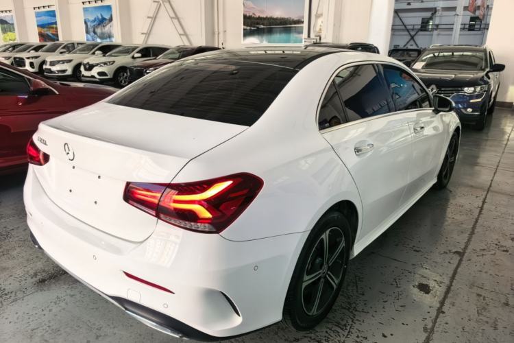 Used Mercedes-Benz A-Class 2022 Second Facelift A 200 L Sport Sedan Fashion Version Rear Right 45 Deg