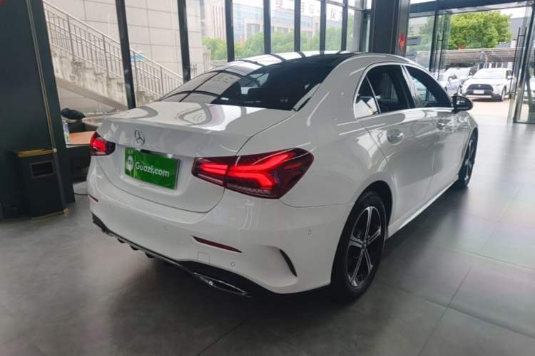 Used Mercedes-Benz A-Class 2022 Second Facelift A 200 L Sport Sedan Fashion Version Rear Right 45 Deg