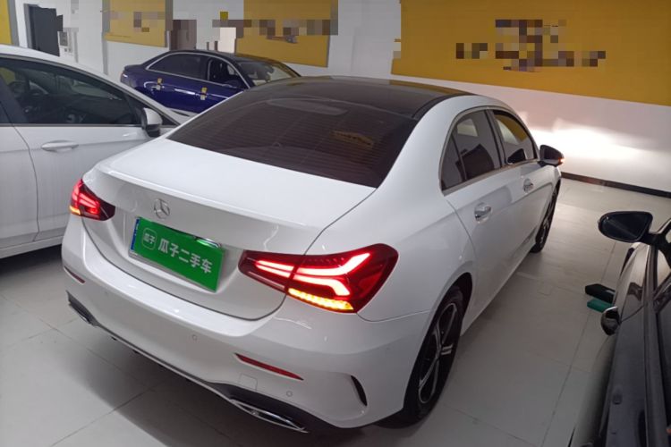 Used Mercedes-Benz A-Class 2022 Revised Version A 200 L Sport Sedan Fashionable Style Rear Right 45 Deg