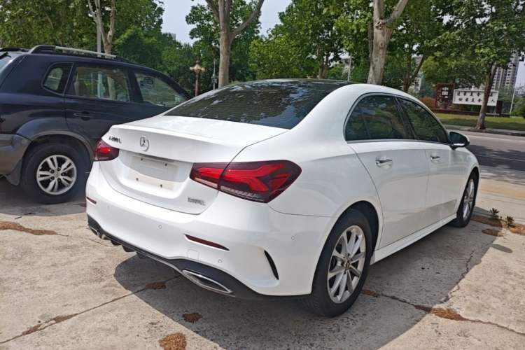 Used Mercedes-Benz A-Class 2022 Restyled A 200 L Sport Sedan Dynamic Version Rear Right 45 Deg