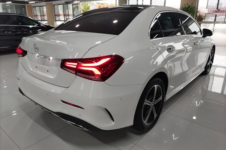Used Mercedes-Benz A-Class 2022 Second Facelift A 200 L Sport Sedan Fashion Version Rear Right 45 Deg