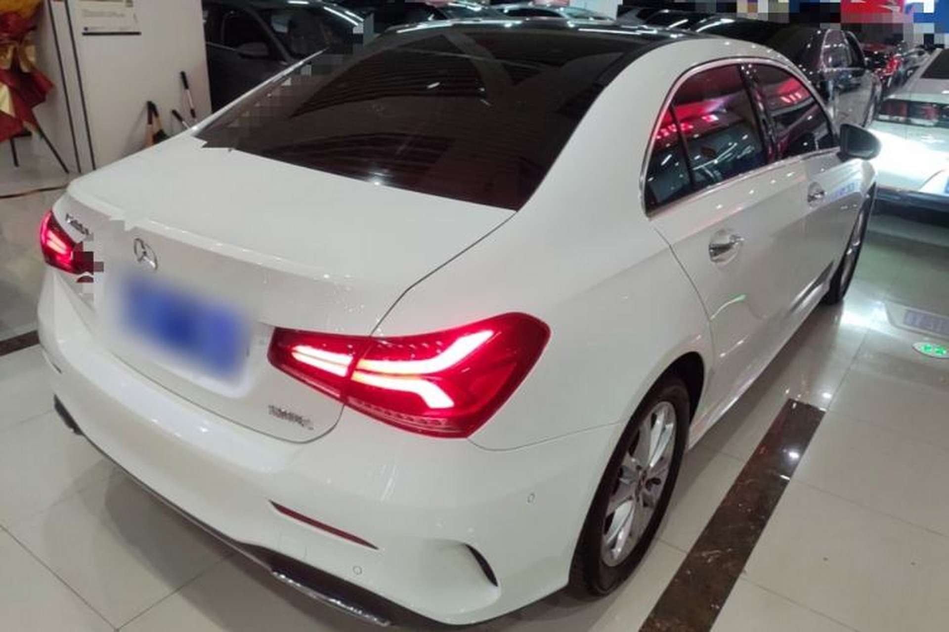 Used Mercedes-Benz A-Class 2022 Restyled A 200 L Sport Sedan Dynamic Version Rear Right 45 Deg