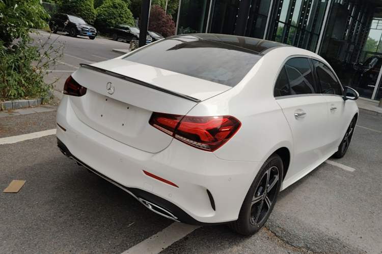 Used Mercedes-Benz A-Class 2022 Second Facelift A 200 L Sport Sedan Fashion Version Rear Right 45 Deg