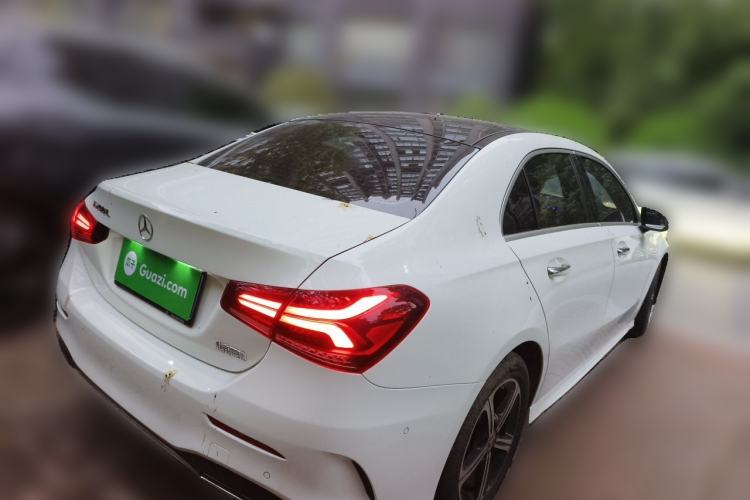 Used Mercedes-Benz A-Class 2022 Revised Version A 200 L Sport Sedan Fashionable Style Rear Right 45 Deg