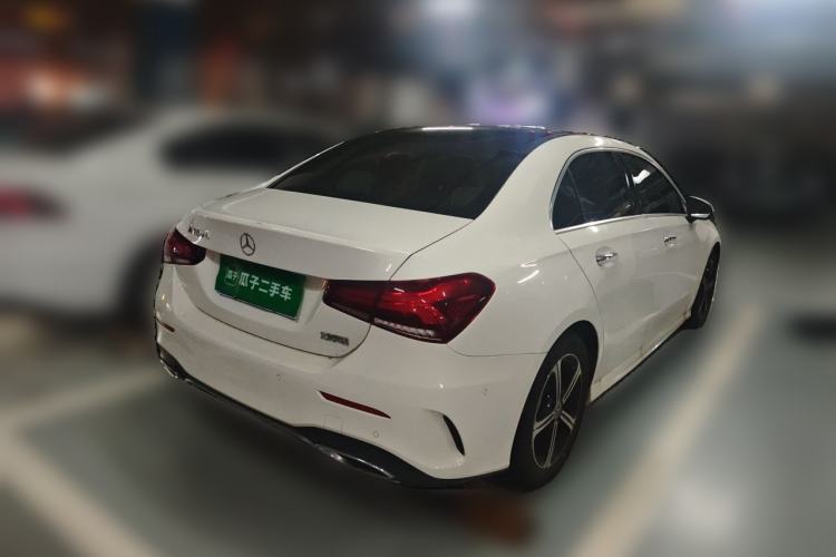 Used Mercedes-Benz A-Class 2022 Revised Version A 200 L Sport Sedan Fashionable Style Rear Right 45 Deg