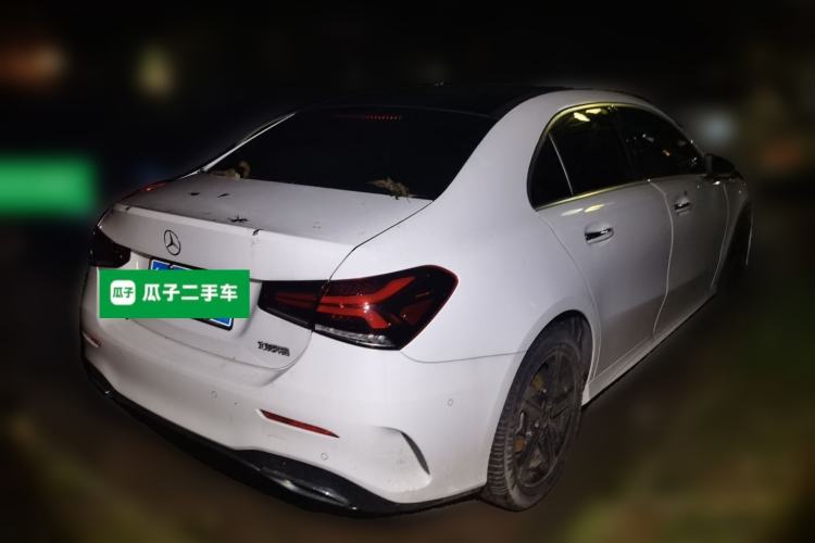 Used Mercedes-Benz A-Class 2022 Second Facelift A 200 L Sport Sedan Fashion Version Rear Right 45 Deg