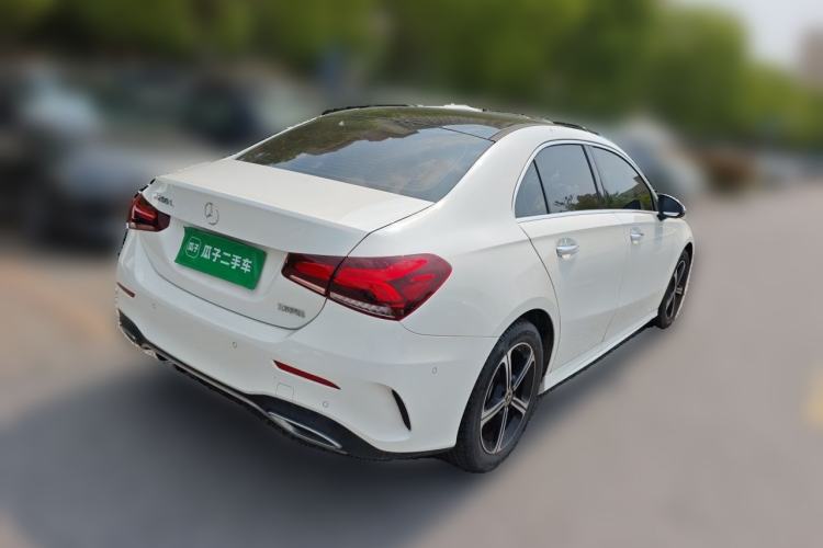 Used Mercedes-Benz A-Class 2022 Revised Version A 200 L Sport Sedan Fashionable Style Rear Right 45 Deg