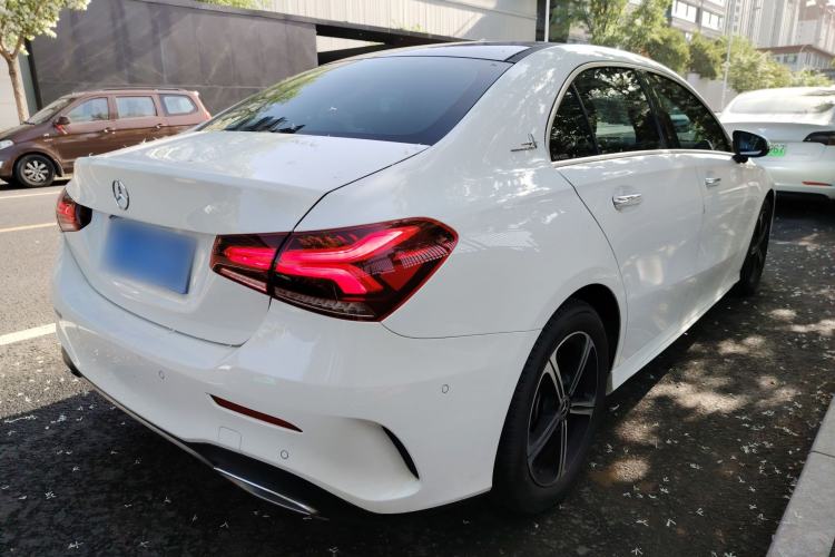 Used Mercedes-Benz A-Class 2022 Second Facelift A 200 L Sport Sedan Fashion Version Rear Right 45 Deg