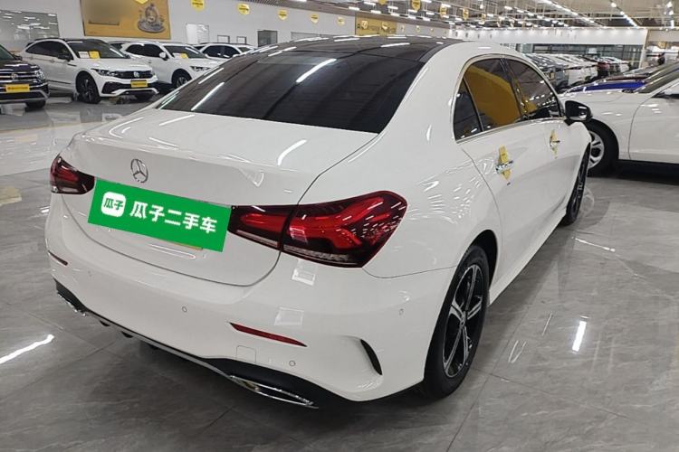 Used Mercedes-Benz A-Class 2022 Second Facelift A 200 L Sport Sedan Fashion Version Rear Right 45 Deg