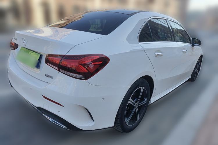 Used Mercedes-Benz A-Class 2022 Revised Version A 200 L Sport Sedan Fashionable Style Rear Right 45 Deg