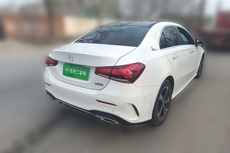 Used Mercedes-Benz A-Class 2022 Second Facelift A 200 L Sport Sedan Fashion Version Rear Right 45 Deg