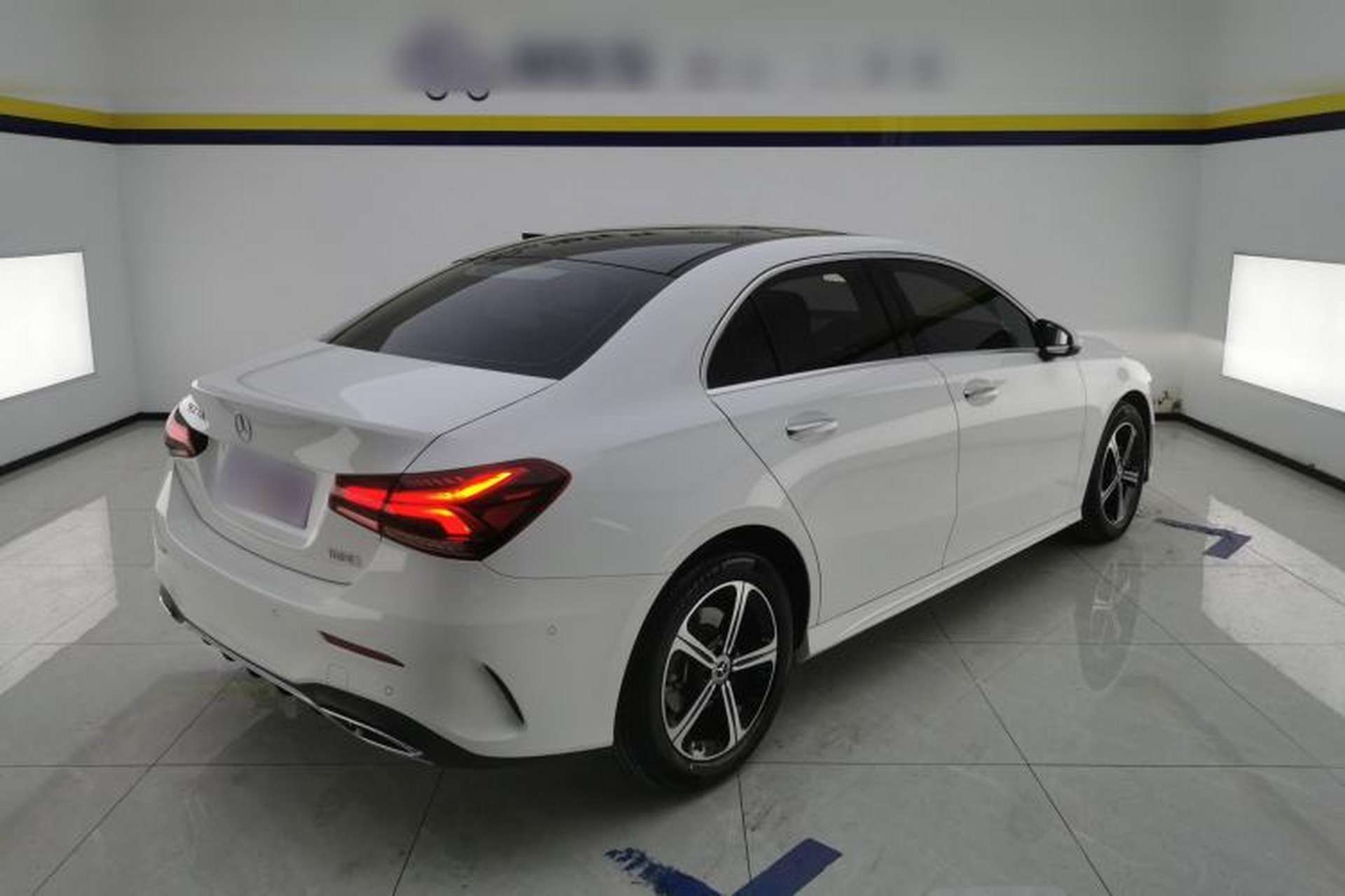 Used Mercedes-Benz A-Class 2022 Second Facelift A 200 L Sport Sedan Fashion Version Rear Right 45 Deg