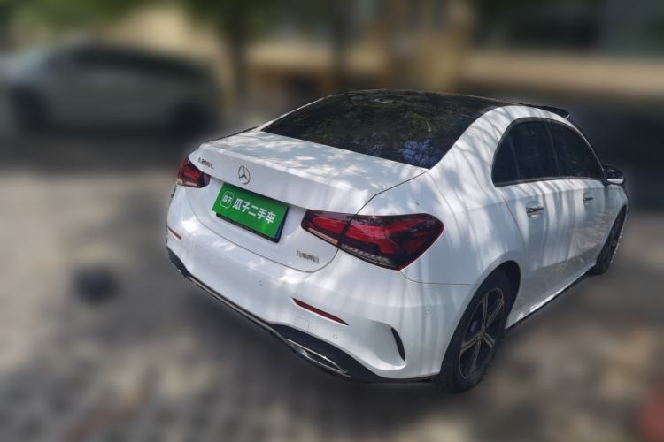 Used Mercedes-Benz A-Class 2022 Second Facelift A 200 L Sport Sedan Fashion Version Rear Right 45 Deg